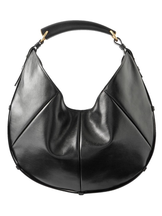Saint Laurent Handbags - SAINT LAURENT Mombasa medium labeled leather hobo shoulder bag